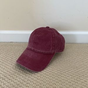 Brandy Melville- Acid Washed Maroon Cap (+ free gift)